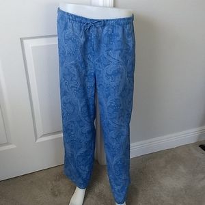 🌷‼️5/$20 Draper's & Damon's Paisley Elastic Drawstring Pant